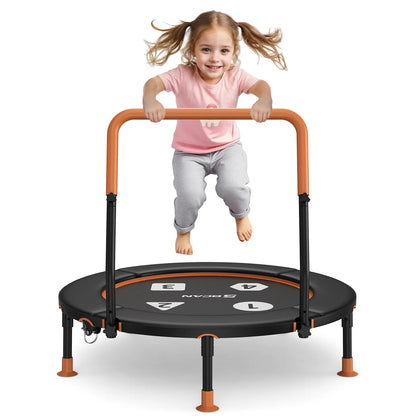 Toddler Trampoline | Adjustable Handle- 36IN-BLACK